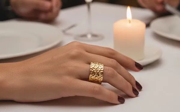 Gold_Hammered_Ring_For_Women